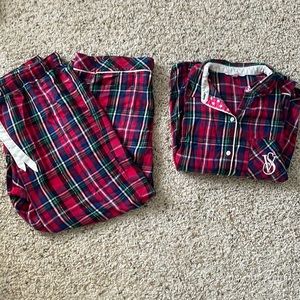 Victoria Secret Red Matching PJ Set